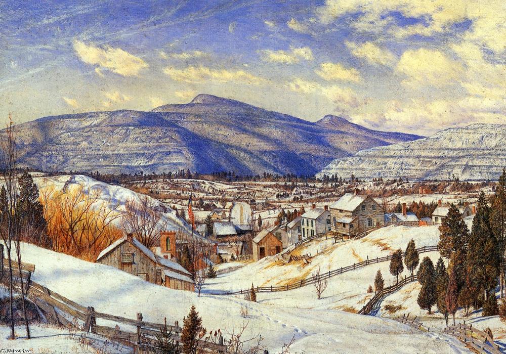 Winter Landscape, Valley Of The Catskills — Charles Herbert Moore