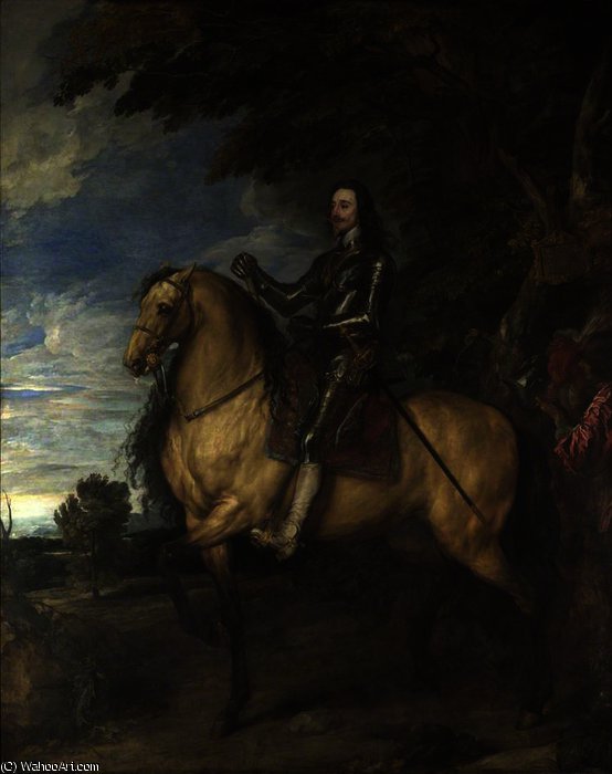 Equestrian Portrait Of Charles I — Sir Anthony Van Dyck