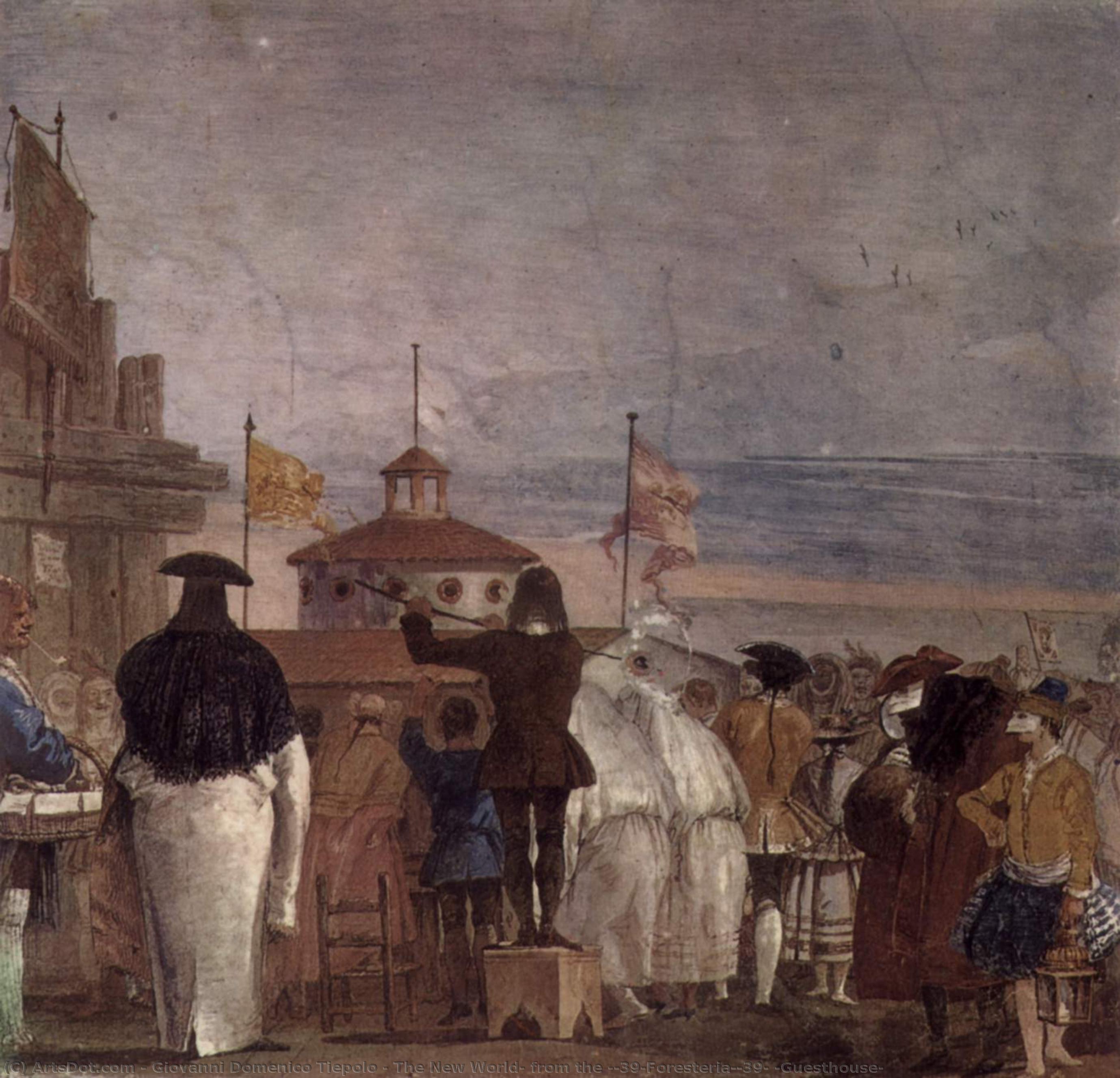 The New World, From The 'foresteria' (guesthouse) — Giovanni Domenico Tiepolo