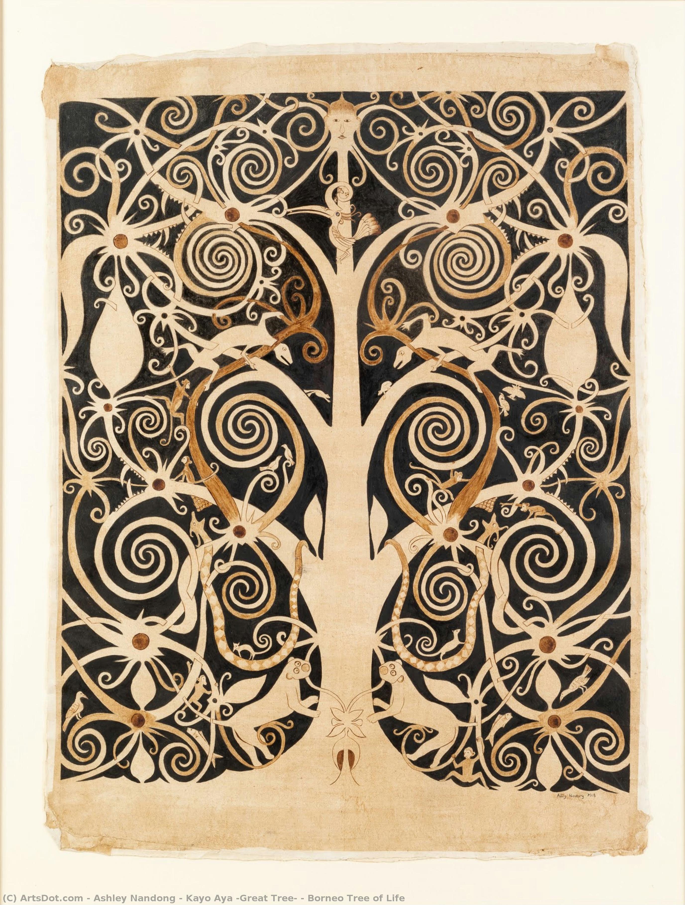 Kayo Aya (great Tree) - Borneo Tree Of Life — Ashley Nandong