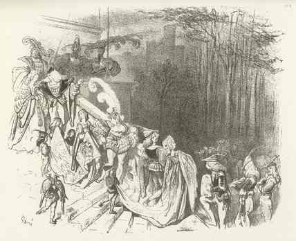 The Lords And Ladies Of The Castle — Paul Gustave Doré