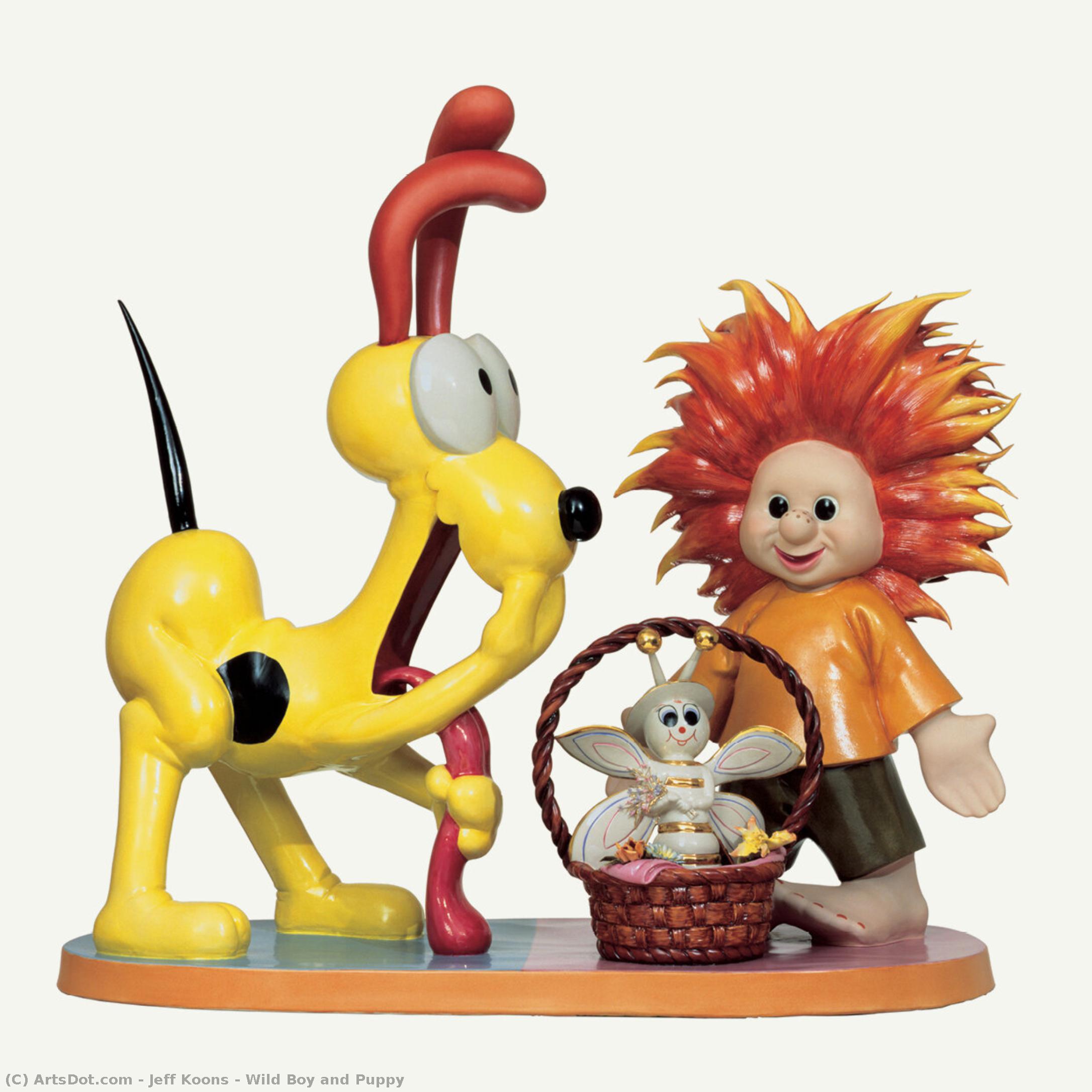 Wild Boy And Puppy — Džef Kuns