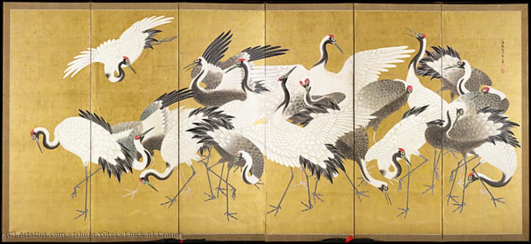 Flock Of Cranes — Ishida Yūtei