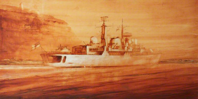 Hms 'cardiff' Passing Penarth Head — Ричард О’коннелл