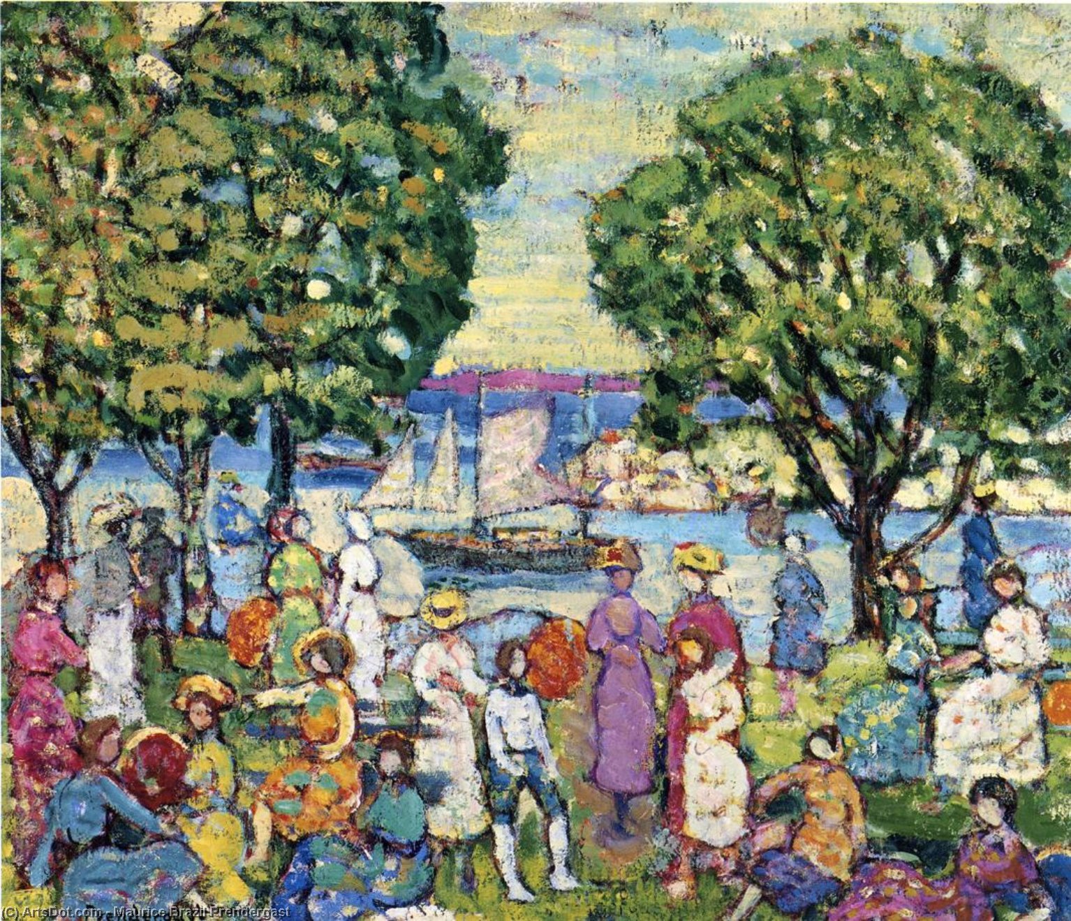 Gloucester Harbor — Maurice Brazil Prendergast