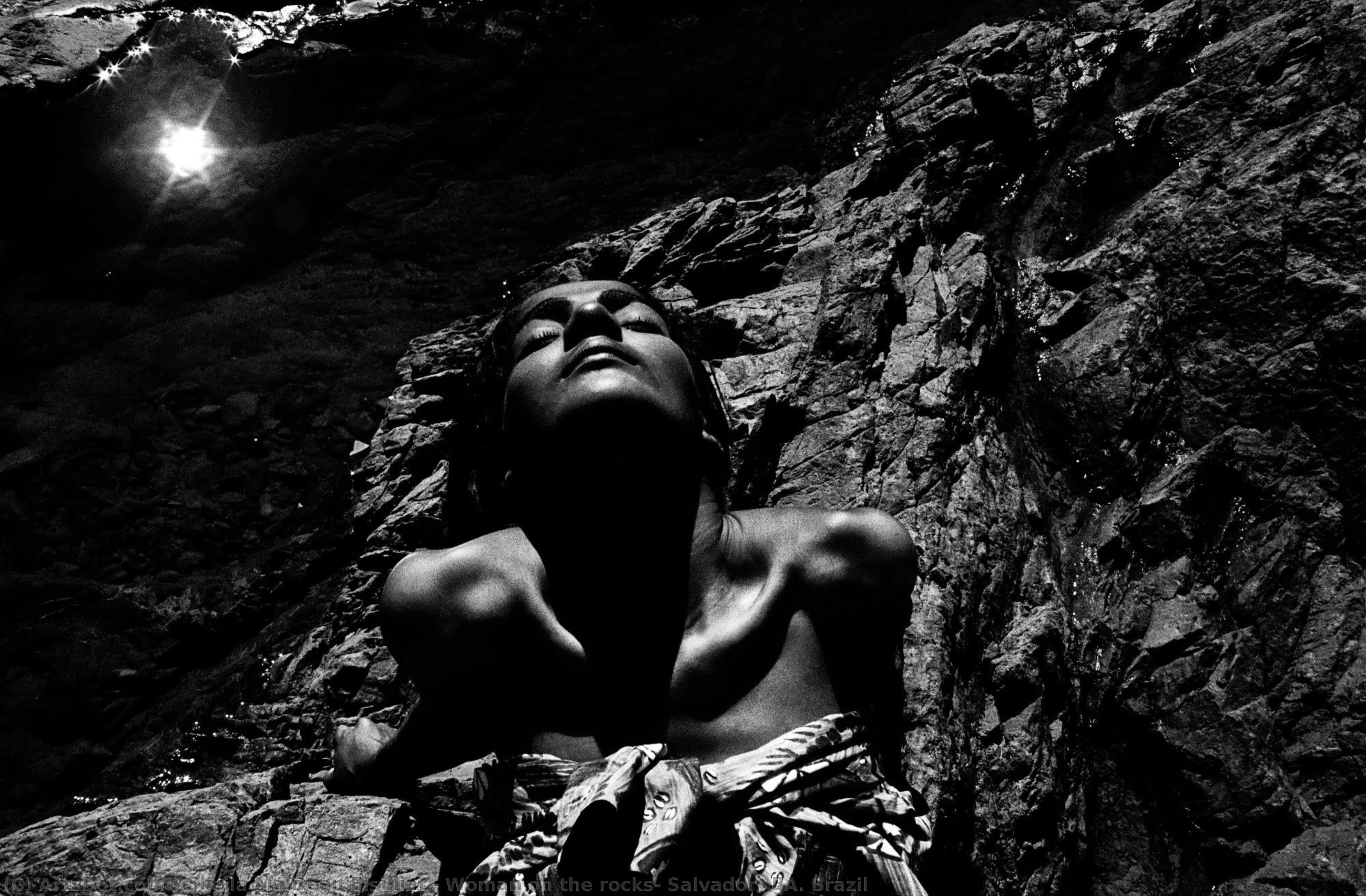 Woman On The Rocks, Salvador, Ba. Brazil — Sheila Maureen Bisilliat
