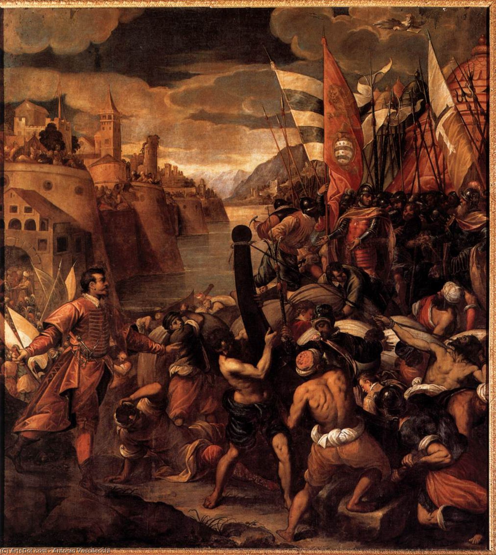 Conquest Of Tyre — Antonio Vassilacchi