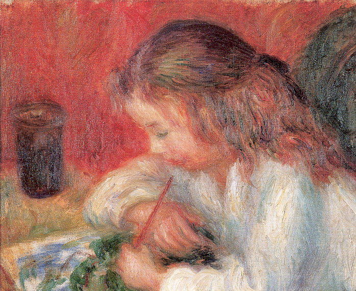 Lenna Painting (the Artist's Daughter) — William James Glackens