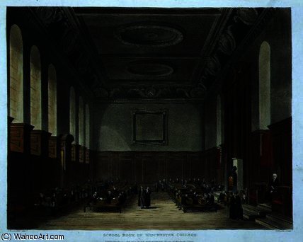 School Room Of Winchester College — Frederick Mackenzie