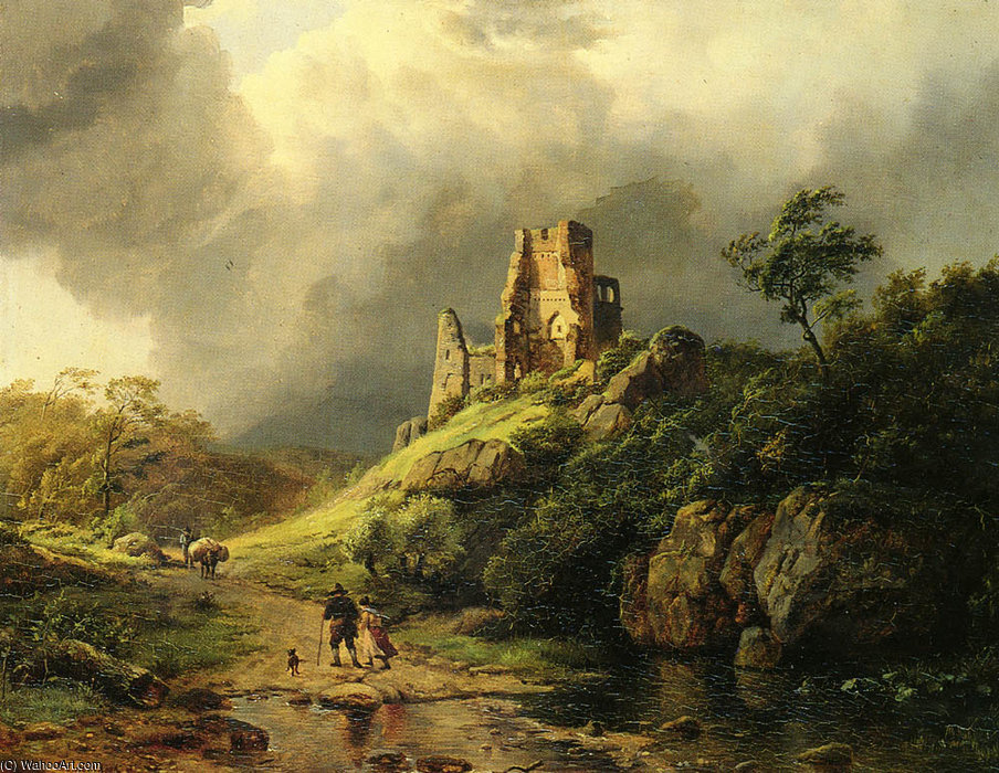 The Approaching Storm — Barend Cornelis Koekkoek