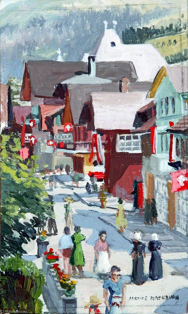 Swiss National Day, Adelboden, Switzerland — Mavis Blackburn