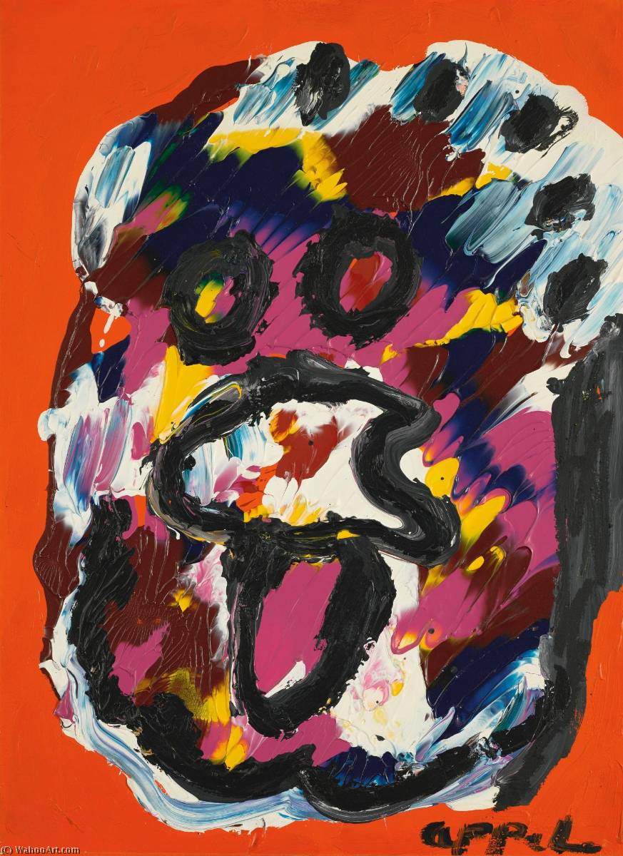 Colorful Face — Karel Appel