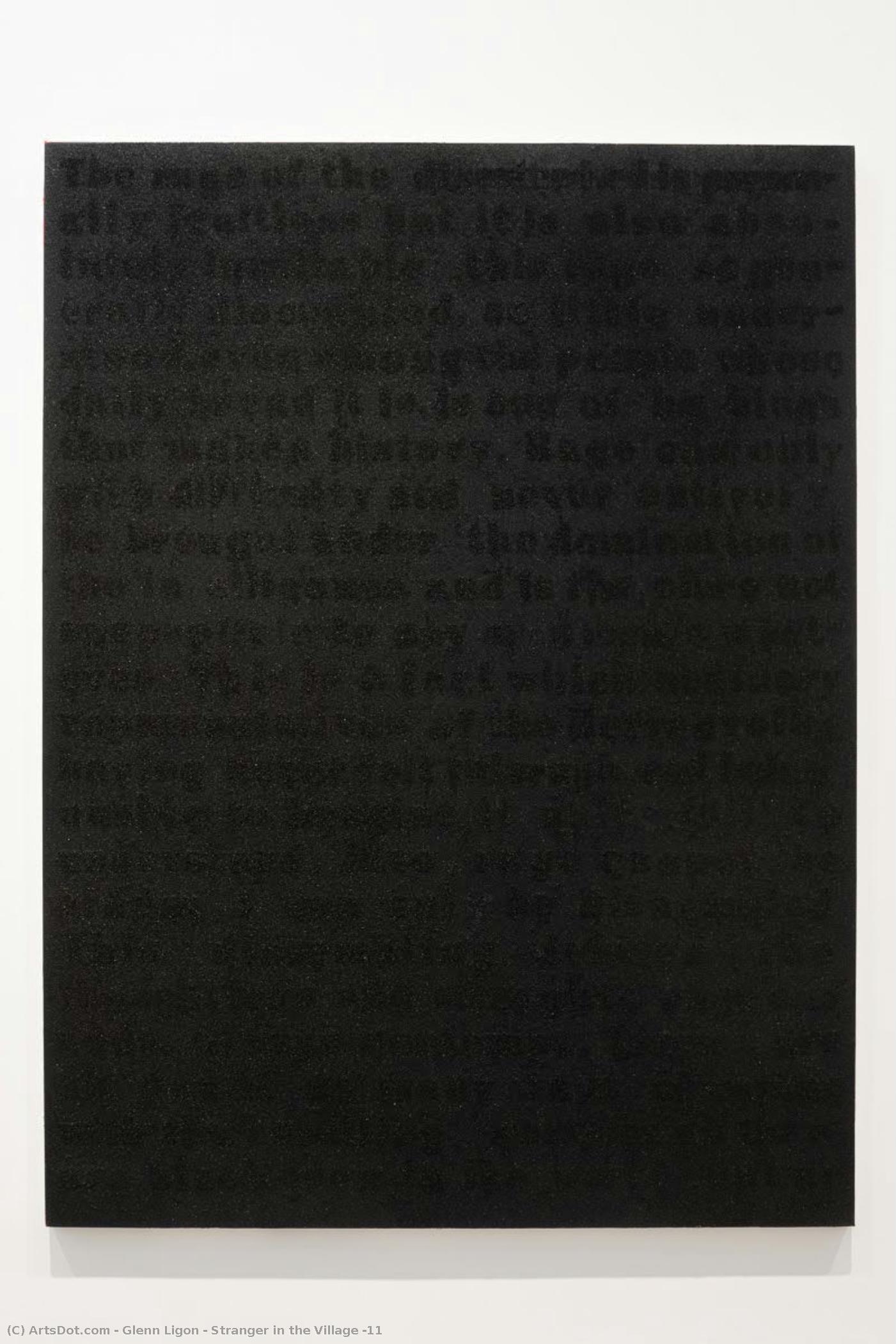 Stranger In The Village #11 — Glenn Ligon