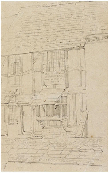 Shakespeare's Birthplace, Stratford-on-avon, Warwickshire — Daniel Maclise