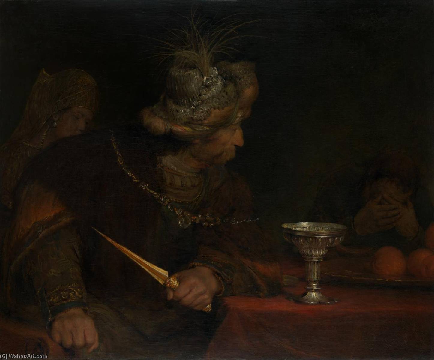 King Ahasuerus Condeming Haman — Aert De Gelder
