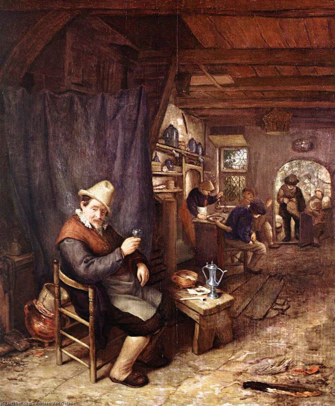 The Drinker — Adriaen Van Ostade