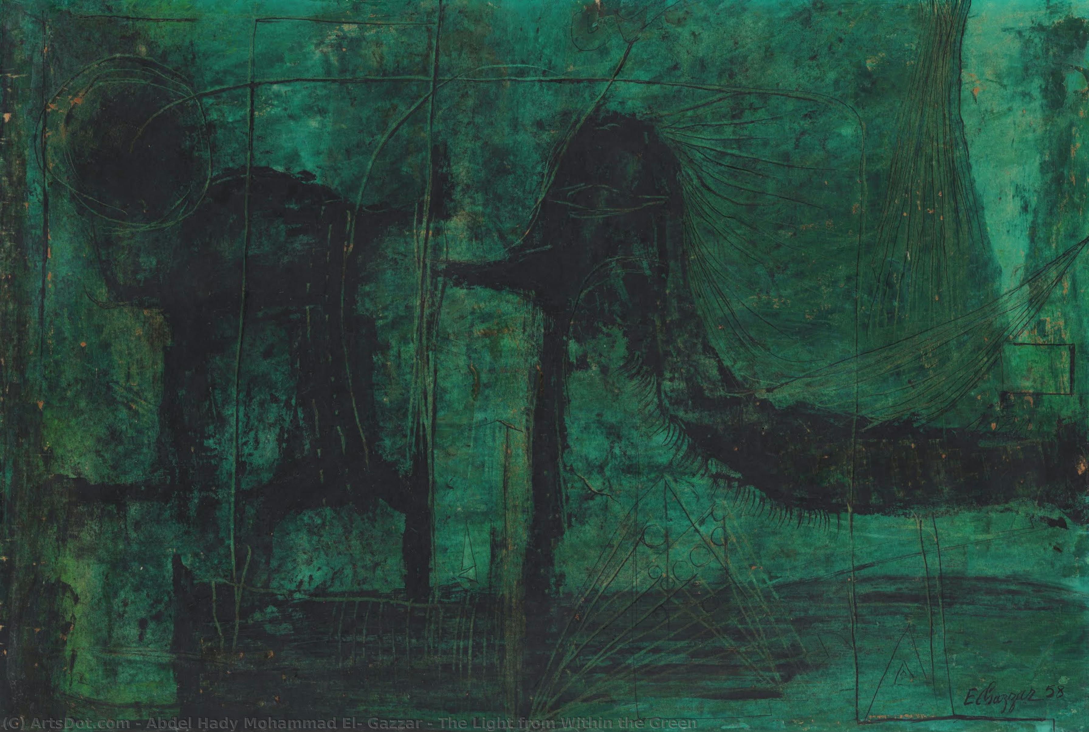 The Light From Within The Green — Abdel Hady Mohammad El- Gazzar