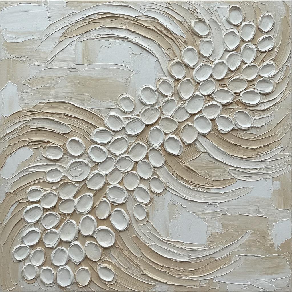 Tactile Rhythms Of Sculpted Organic Cells In A Fluid Monochromatic Relief — David Moreau