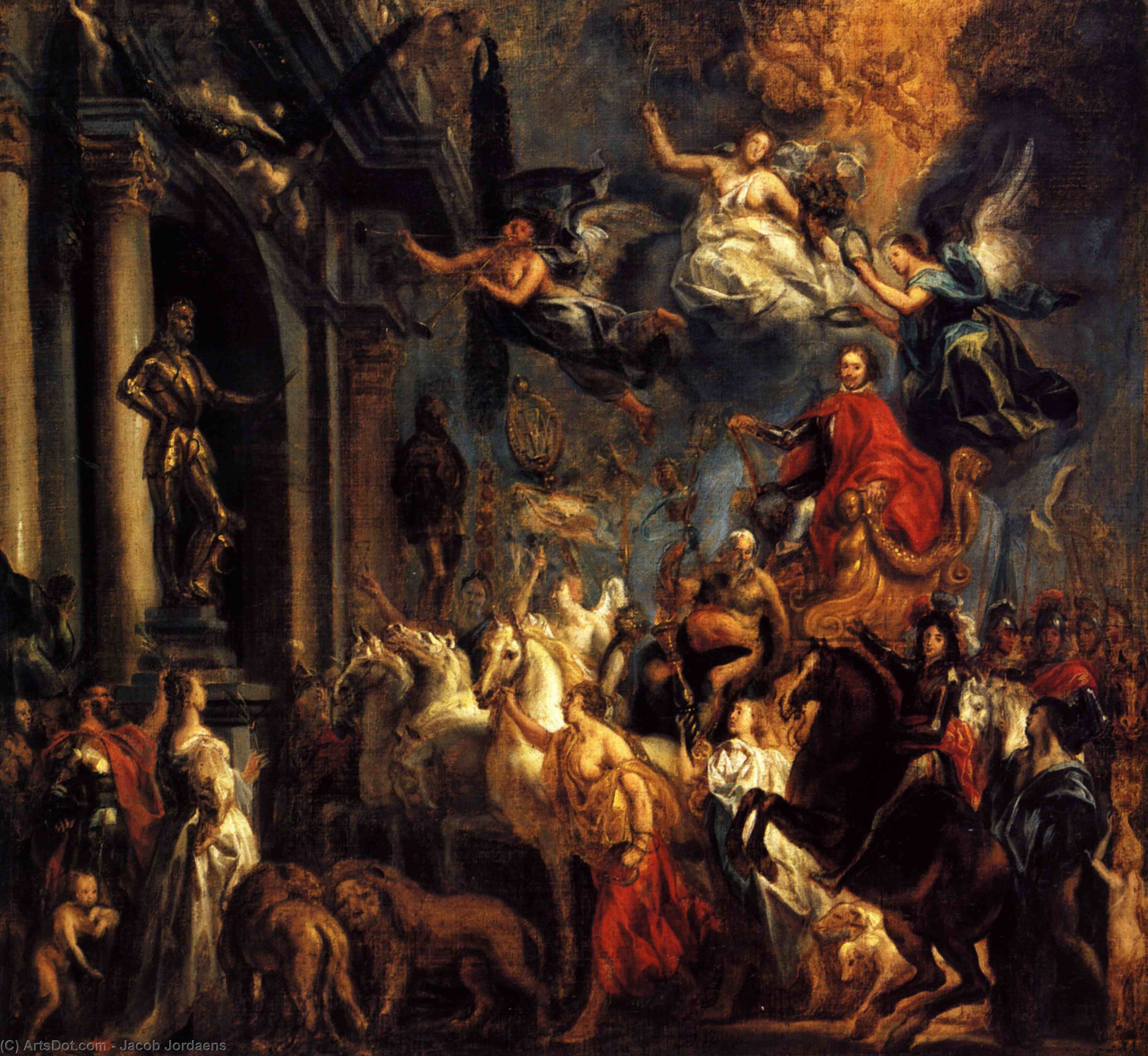 The Triumph Of Frederic-henri — Jacob Jordaens