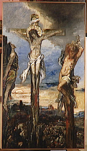 Le Christ Et Les Deux Larrons — Густав Море Ау