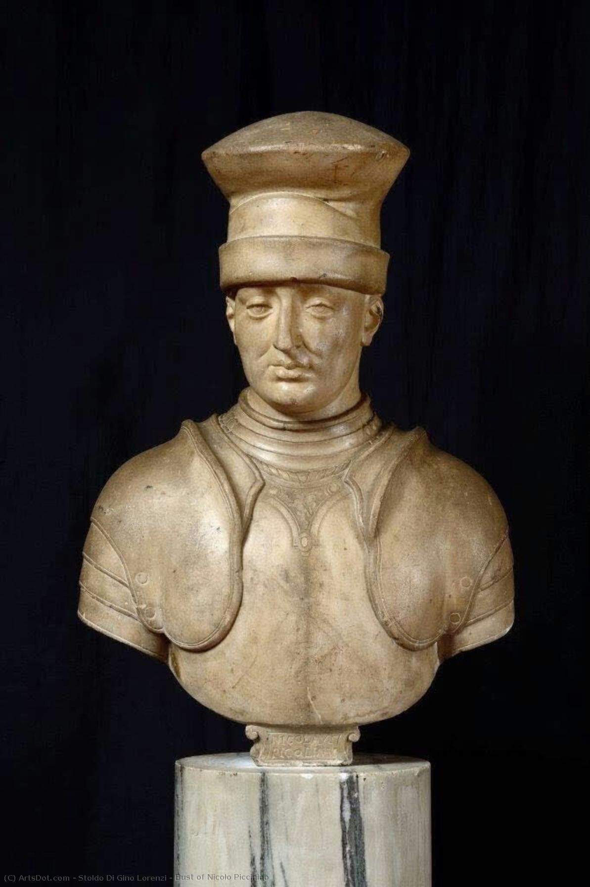 Bust Of Nicolo Piccinino — Stoldo Di Gino Lorenzi