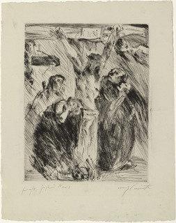 Crucifixion (after The Altarpiece At Tölz) For The Portfolio Compositions (kompositionen) — Lovis Corinth