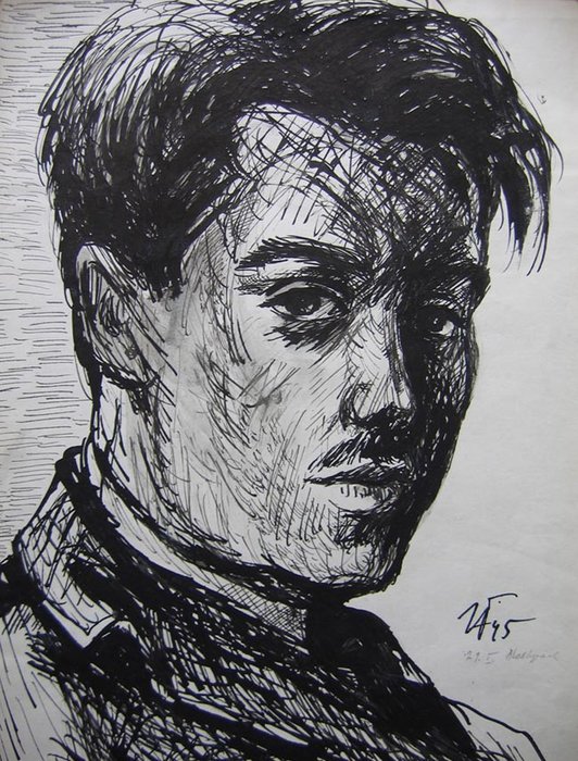 Self-portrait — Jerzy Faczynski