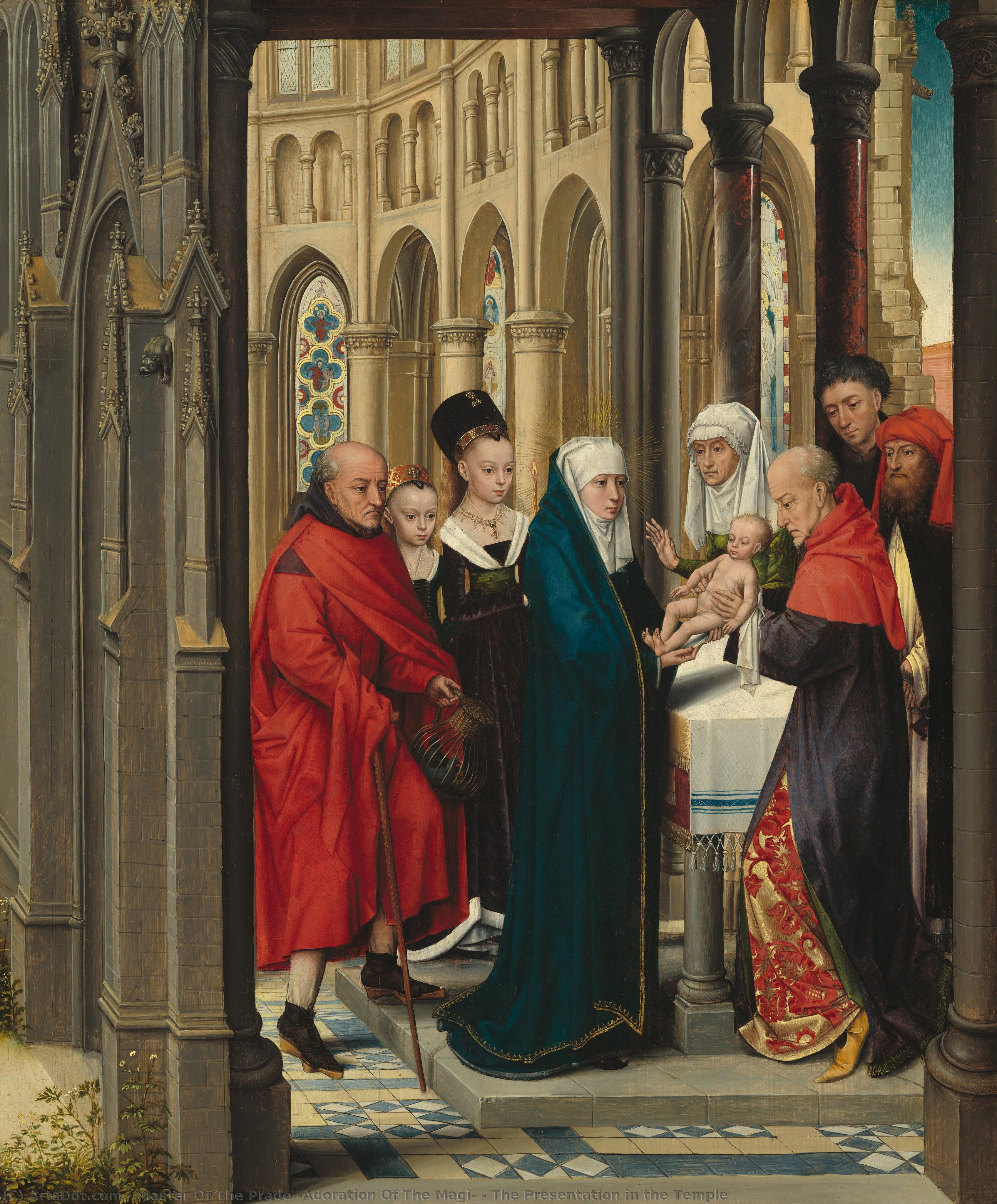 The Presentation In The Temple — Master Of The Prado --- Adoration Of The Magi