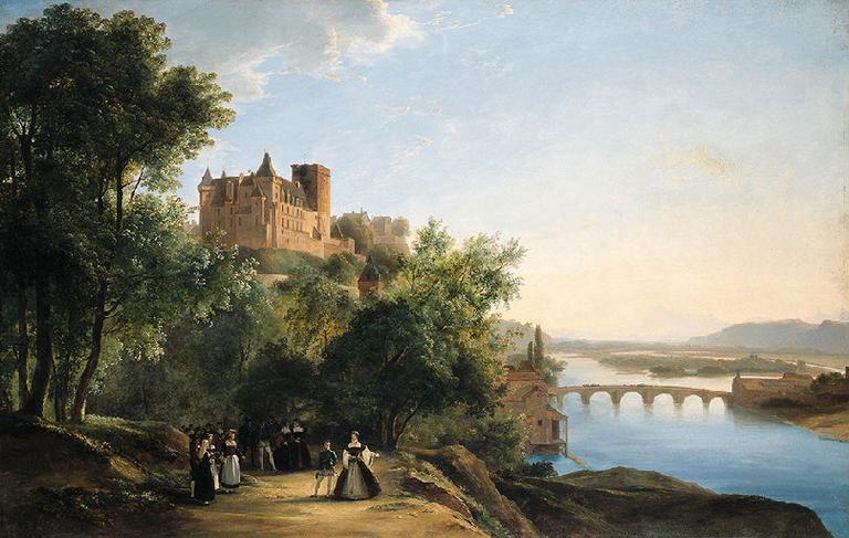 Le Château De Pau Vu Du Parc — Jacques Sarazin