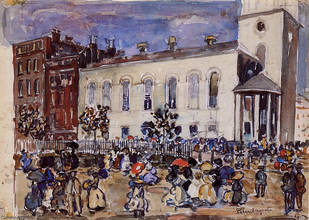 Park Street Church, Boston — Maurice Brazil Prendergast