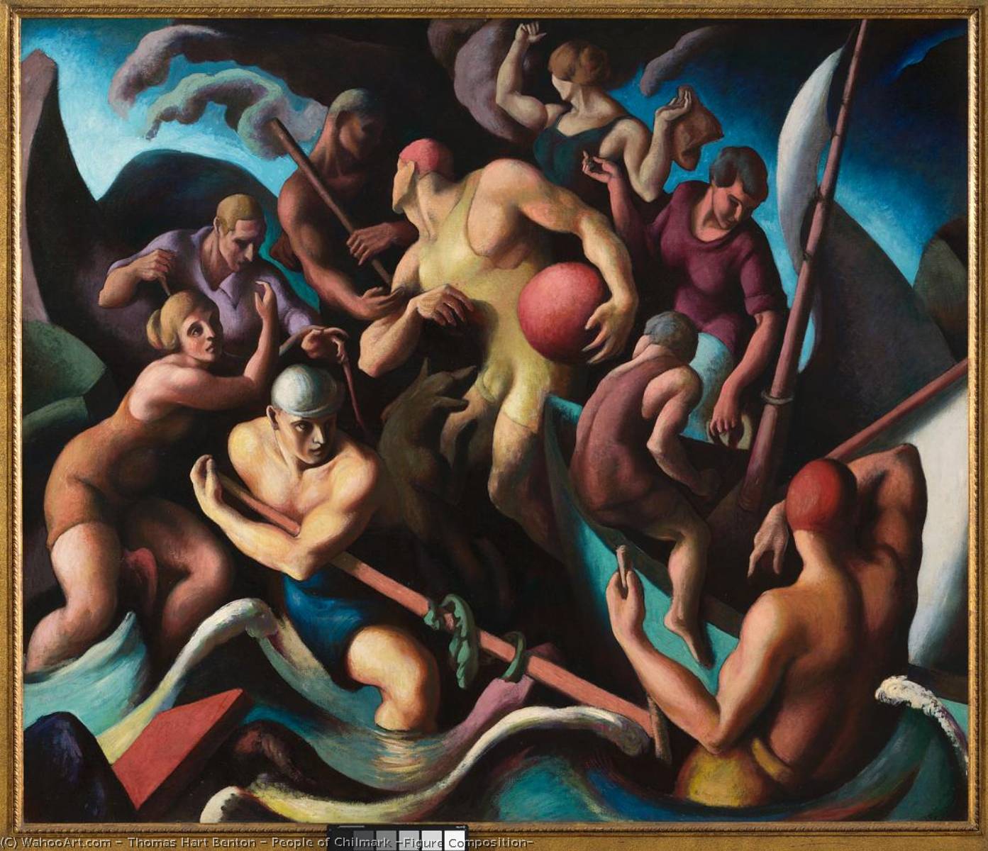 People Of Chilmark (figure Composition) — Томас Харт Бентон