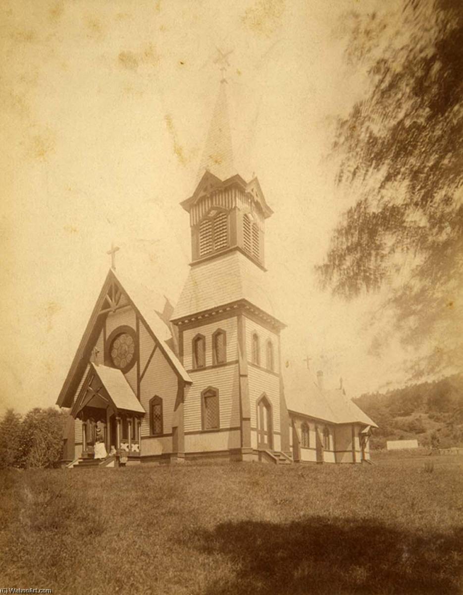 Catholic Church, From The Album Views Of Charlestown, New Hampshire — Gotthelf Pach