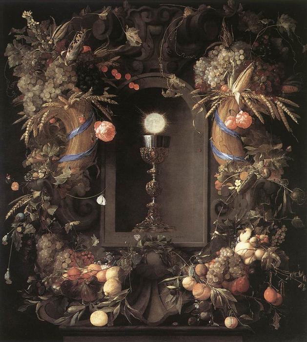 Eucharistie In Fruchtkranz — Jan Davidsz. De Heem