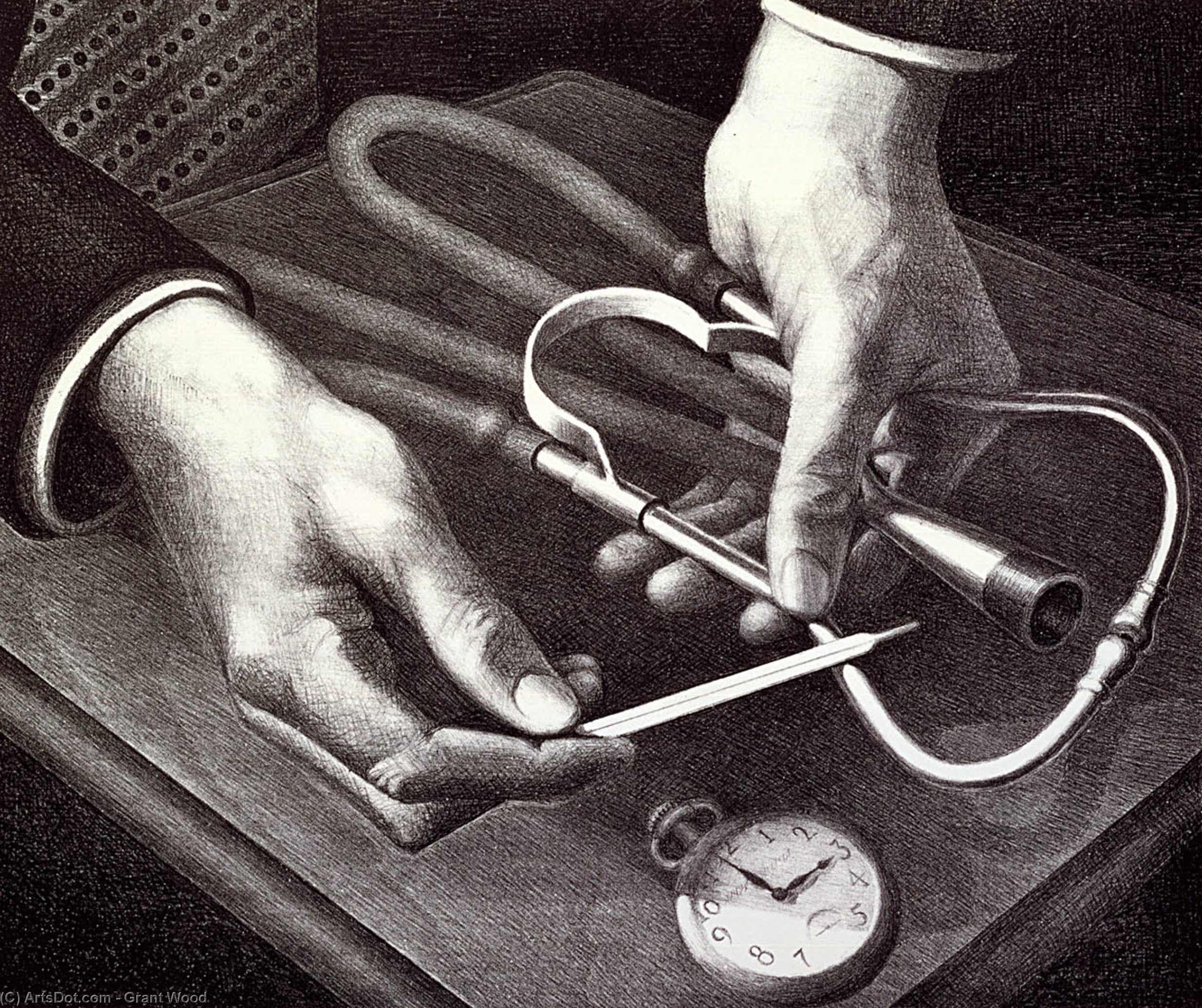 Family Doctor — Grant Wood