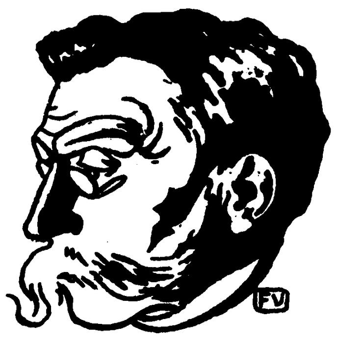 Portrait Of Belgian Poet Émile Verhaeren — Félix Vallotton