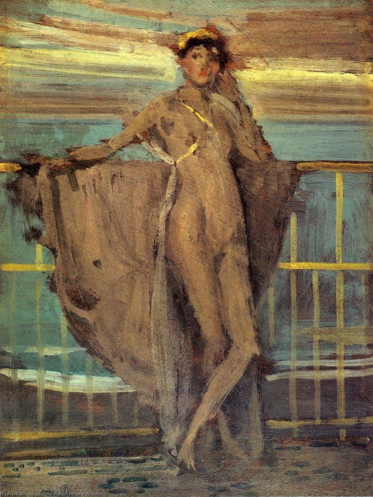 Sketch For Annabel Lee'''' — James Abbott Mcneill Whistler