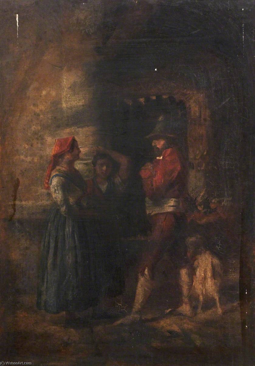 Three Figures In A Doorway — Tomas Stjuart Smit