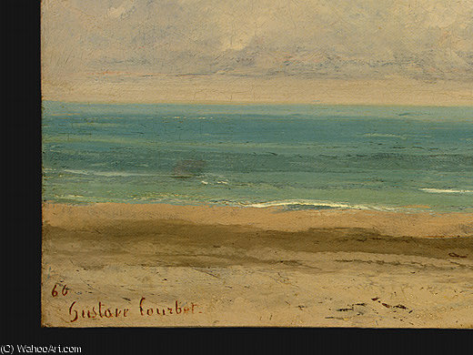 Calm Sea, Detalj 1, Ng Washington — Gustave Courbet