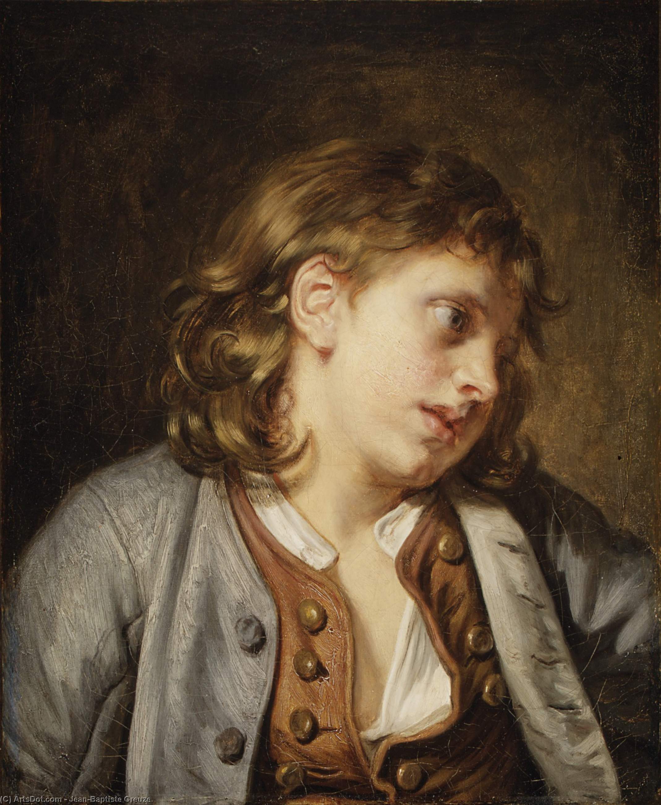 A Young Peasant Boy — Жан-баптист Грезу