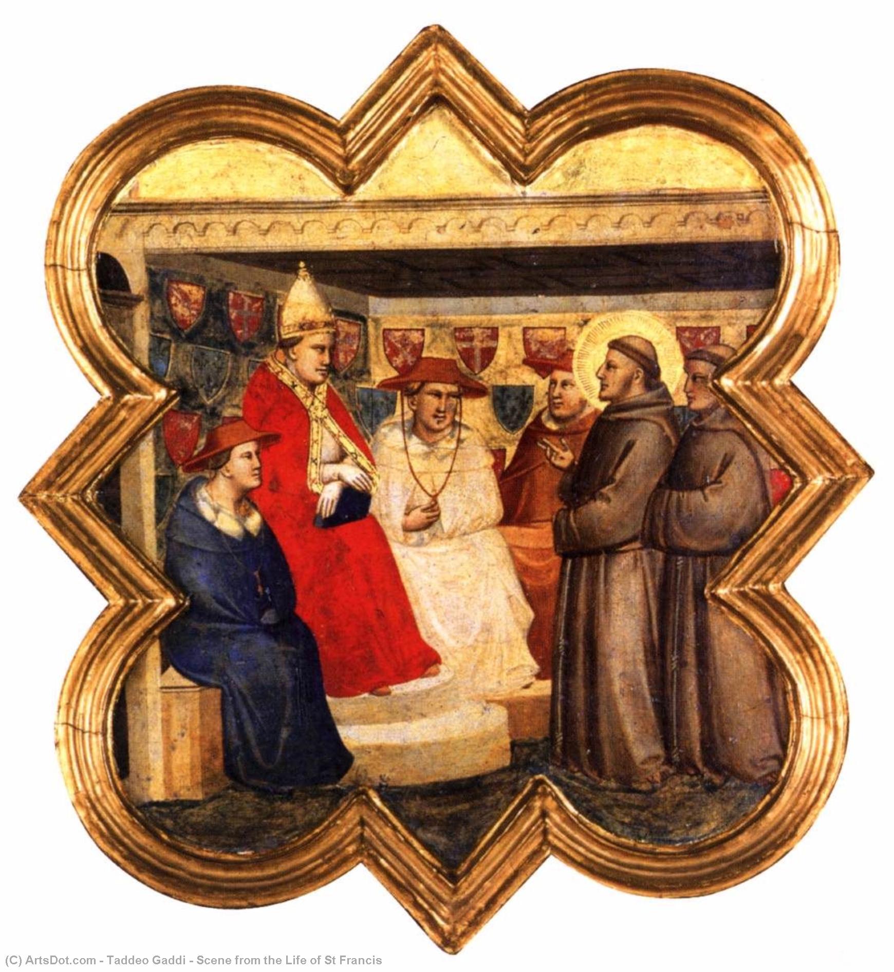 Scene From The Life Of St Francis — Taddeo Gaddi