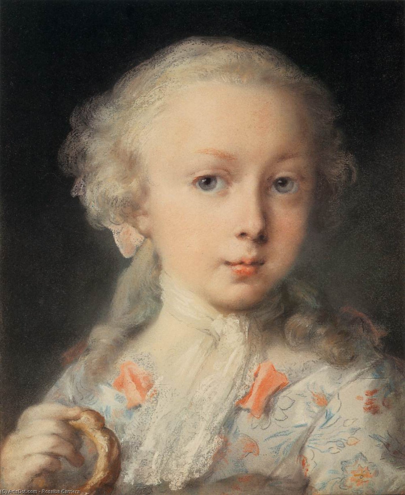 Joven Dama De La Familia Le Blond — Rosalba Carriera