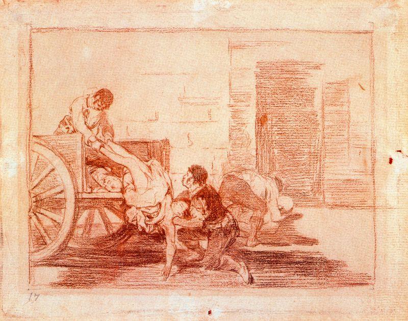 Carretadas Al Cementerio 1 — Francisco José De Goya Y Lucientes