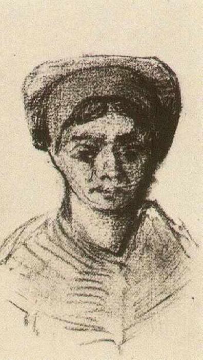 Peasant Woman, Head — Vincent Willem Van Gogh