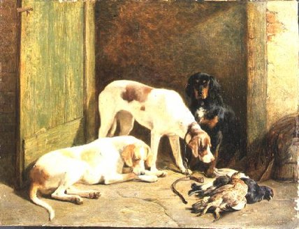Pointers And A Gordon Setter — John Sargeant Noble