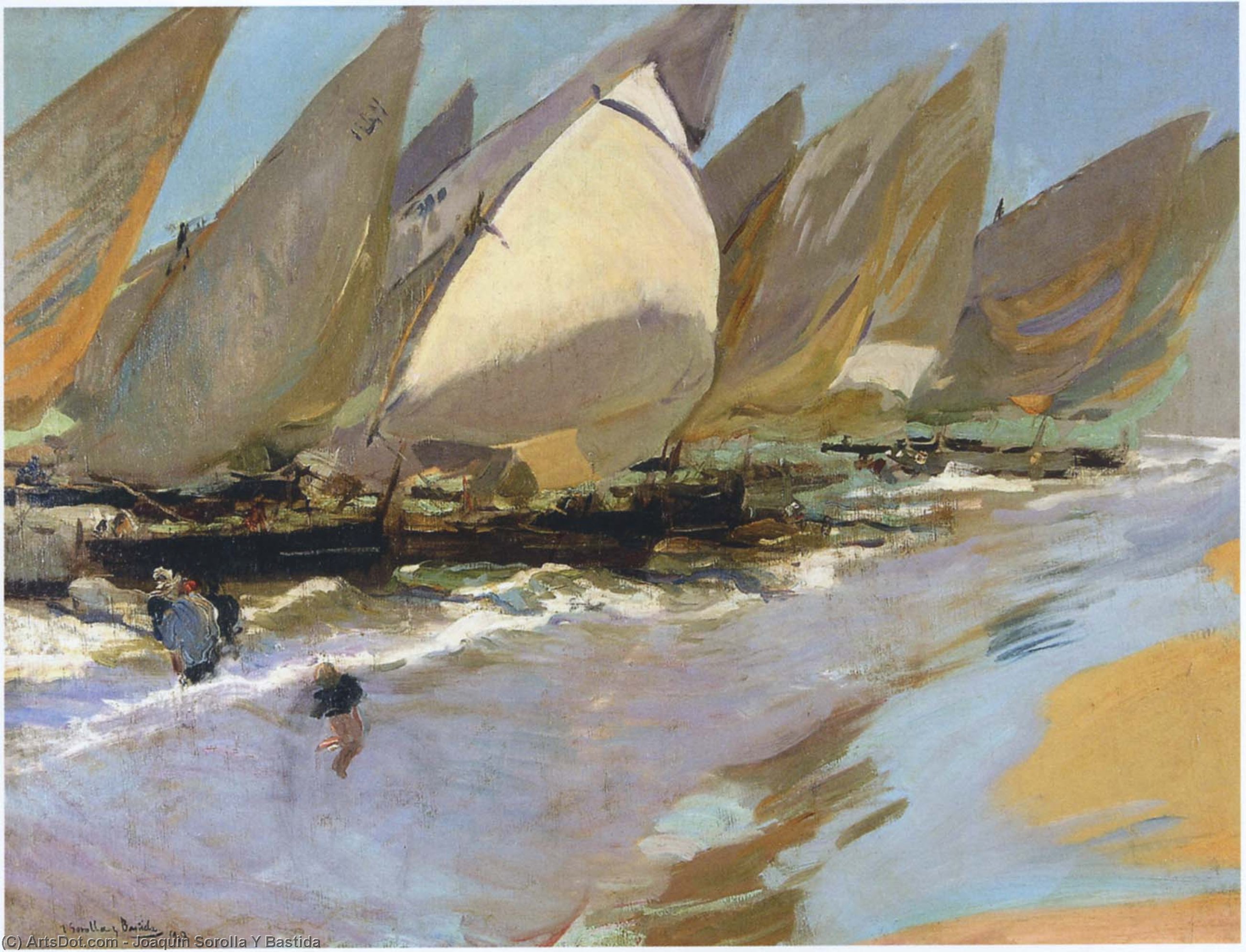 Fishing Boats — Joaquin Sorolla