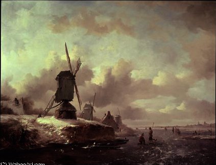Winter Landscape — Frederick Marianus Kruseman