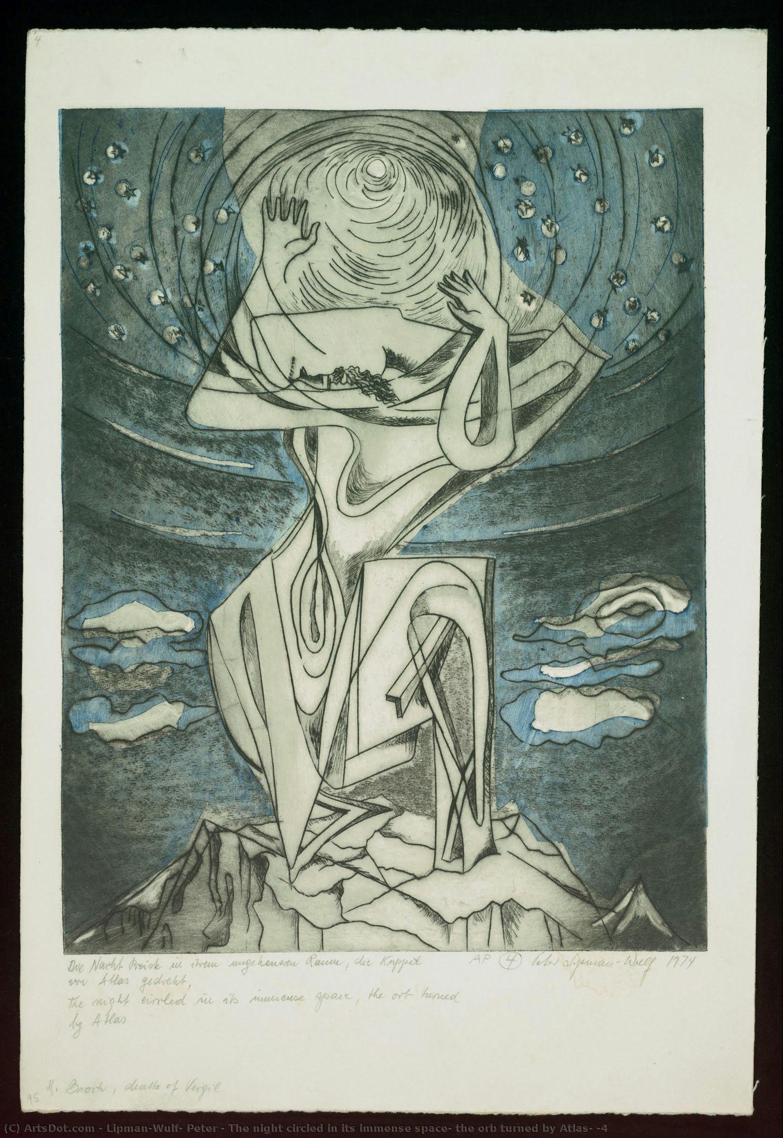 The Night Circled In Its Immense Space, The Orb Turned By Atlas, #4 — Peter Lipman-wulf