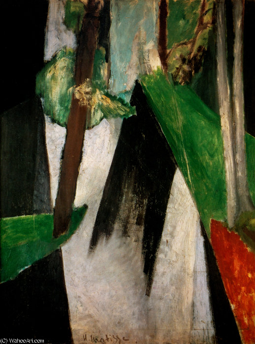 Le Coup De Soleul Dans L'allée De Trivaux Collection Particulière — Henri Matisse
