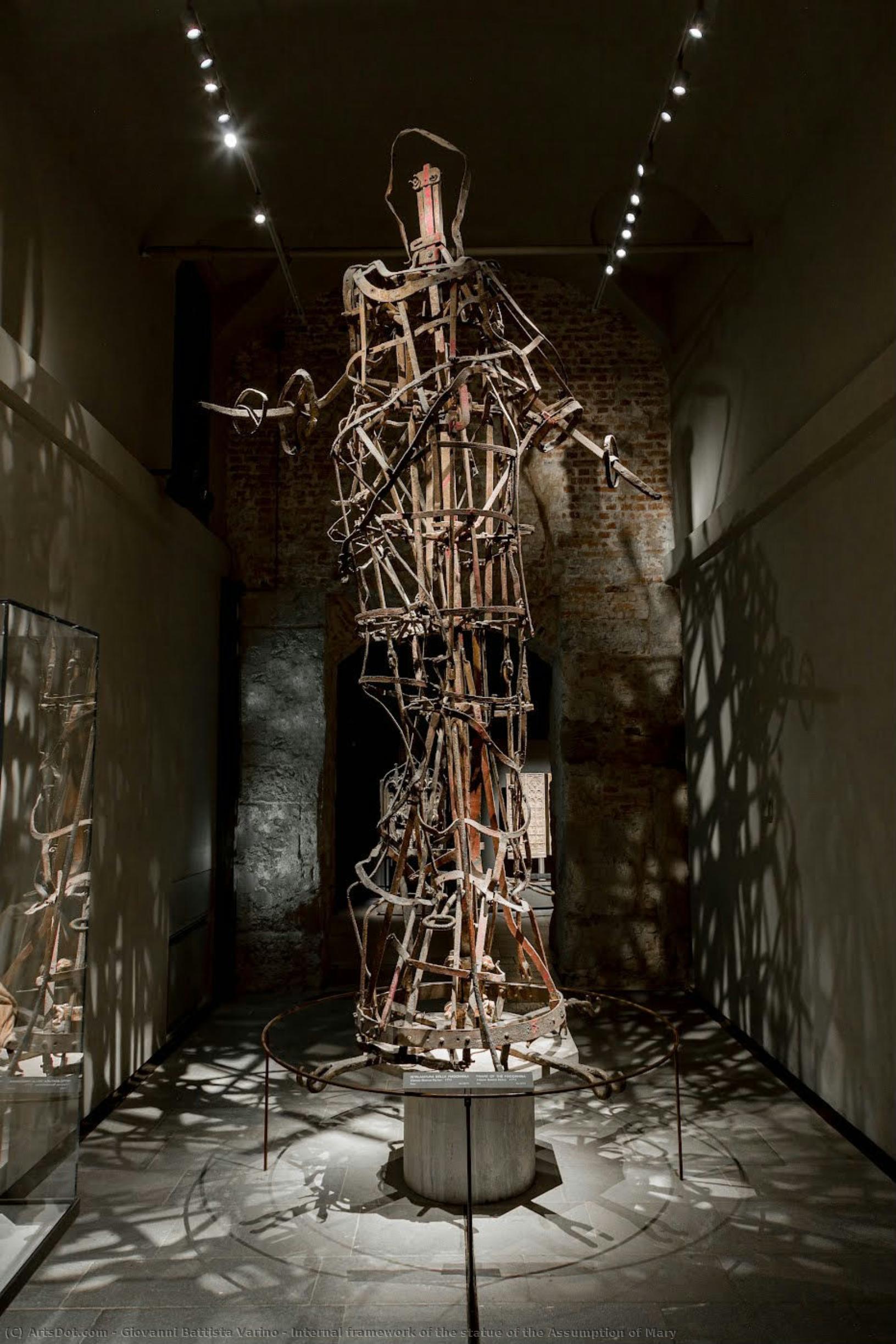 Internal Framework Of The Statue Of The Assumption Of Mary — Giovanni Battista Varino