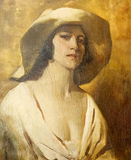The Etruscan Girl, (painting) — Julius Rolshoven
